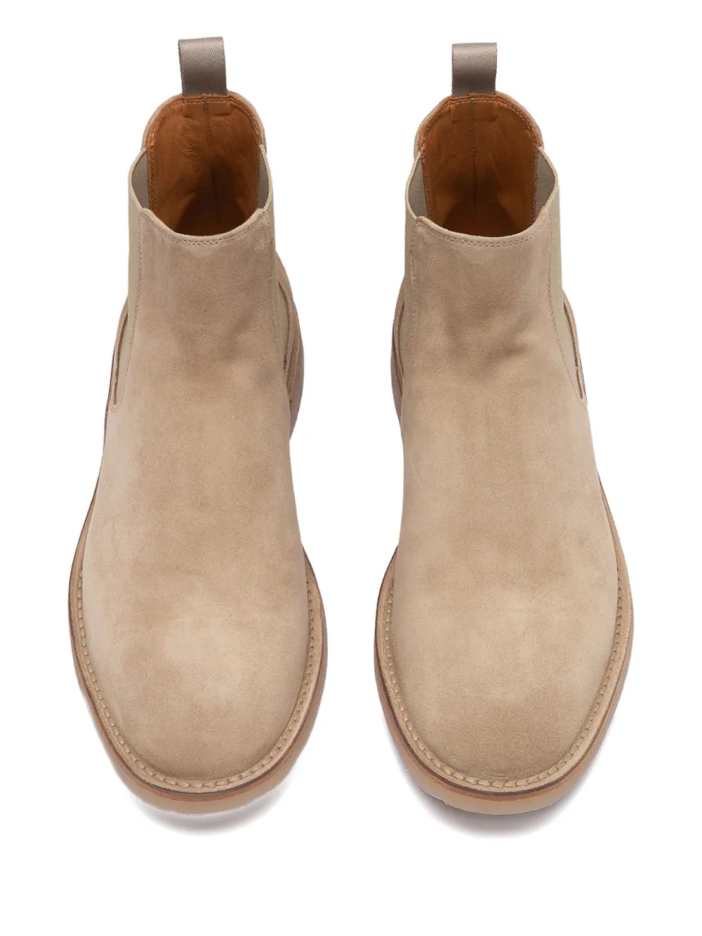 Officine Creative Flexus suede boots Beige