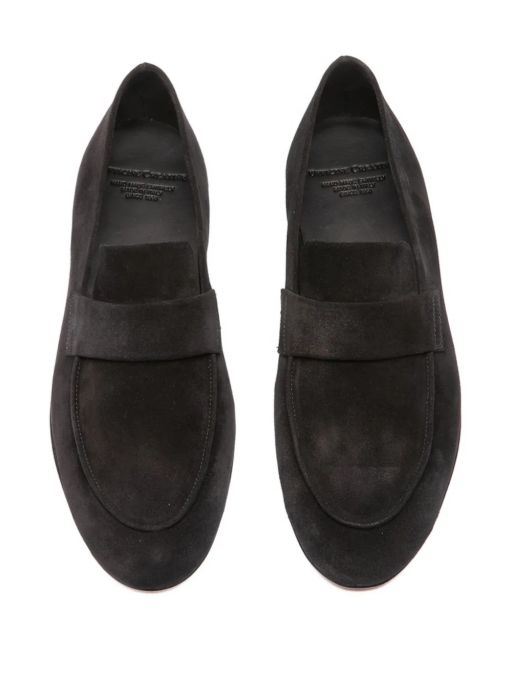 Officine Creative Leren loafers Zwart