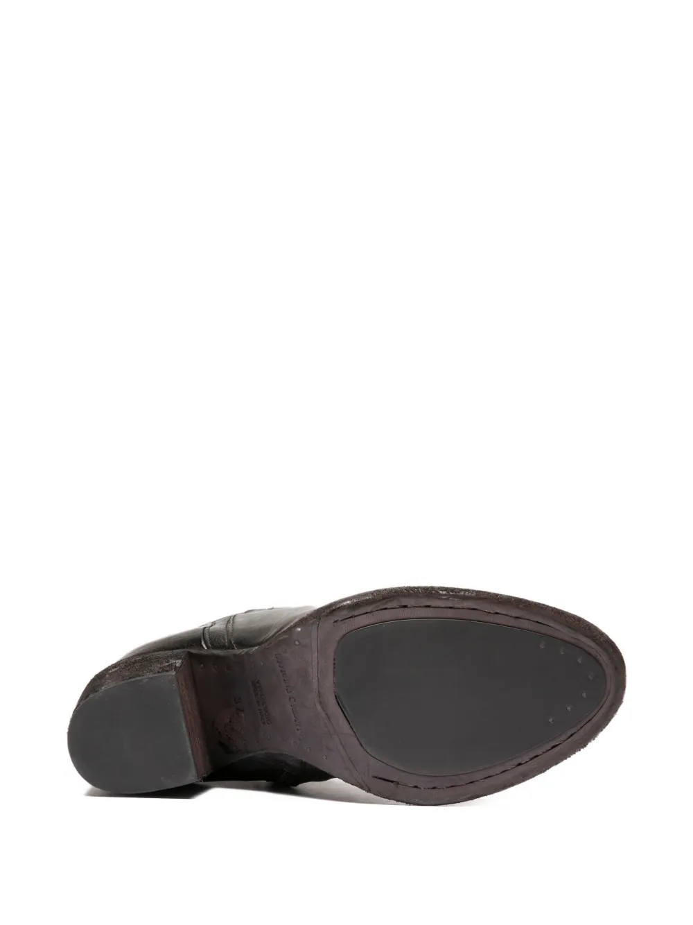 Officine Creative Sevan laarzen met ritsdetail Zwart