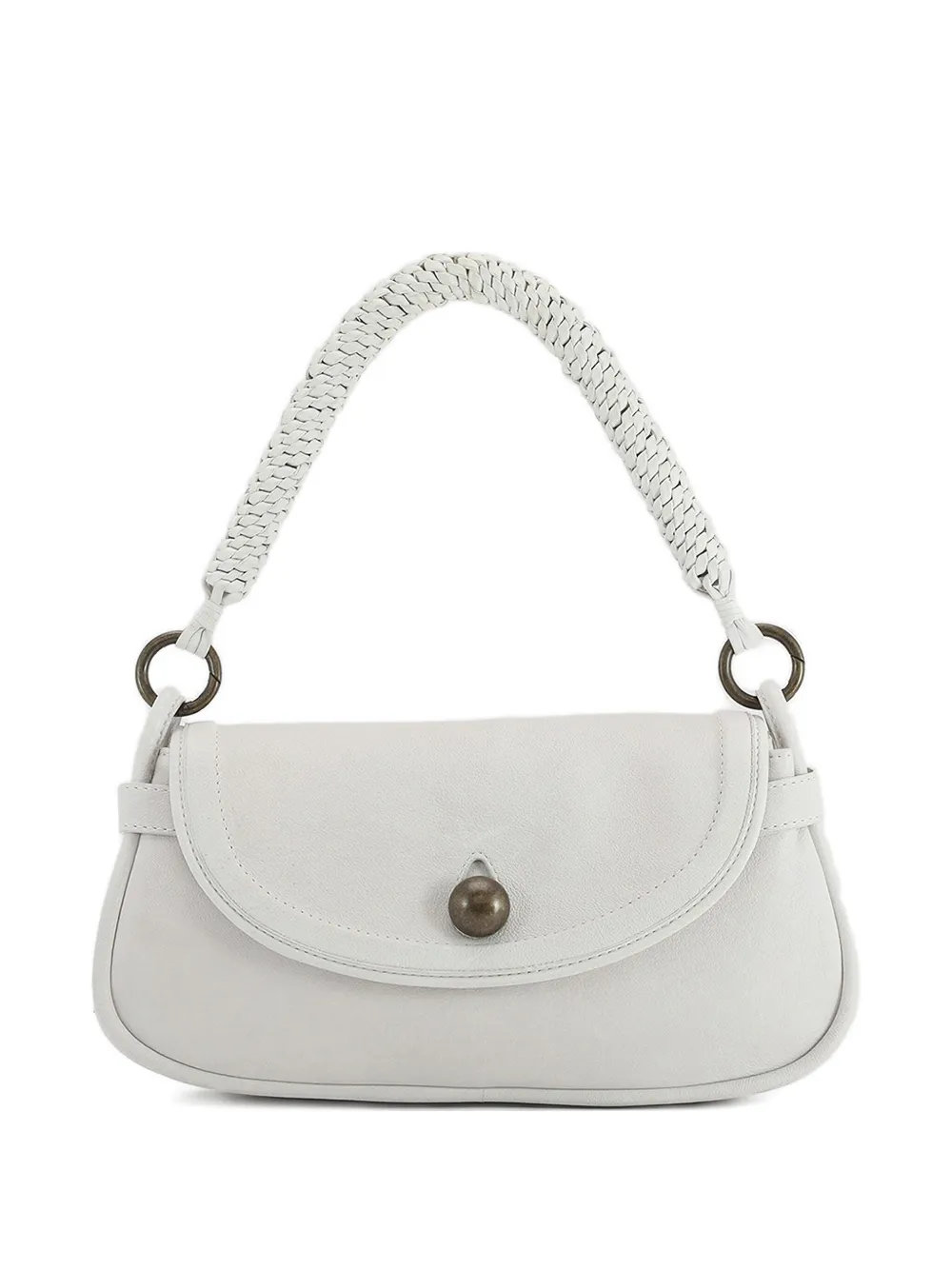 Officine Creative Holes leather shoulder bag - ホワイト Officine Creative Holes leather shoulder bag - ホワイト