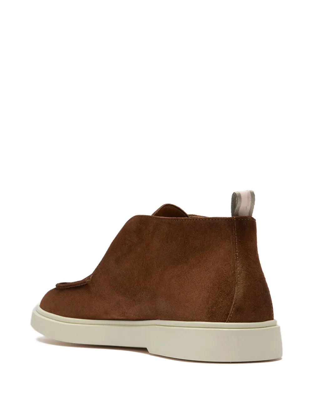 Officine Creative Bones suede slip-on boots CASTAGNO