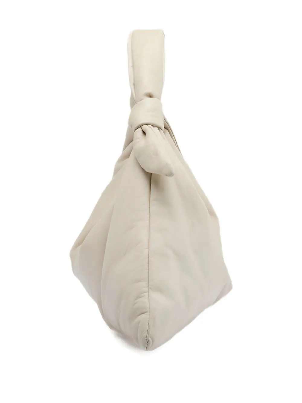 Officine Creative Bolina Knotted Leather Shoulder Bag In Neutral