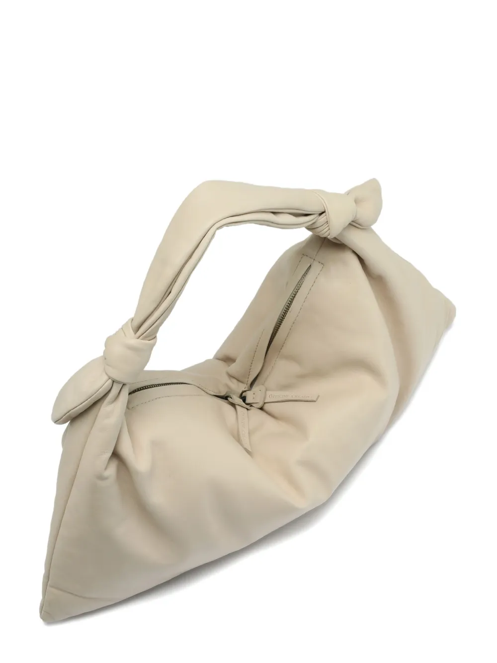 Officine Creative Bolina Knotted Leather Shoulder Bag In Neutral