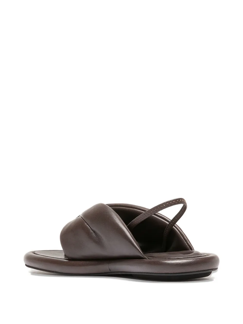 Officine Creative Padded Slingback Sandals In Brown