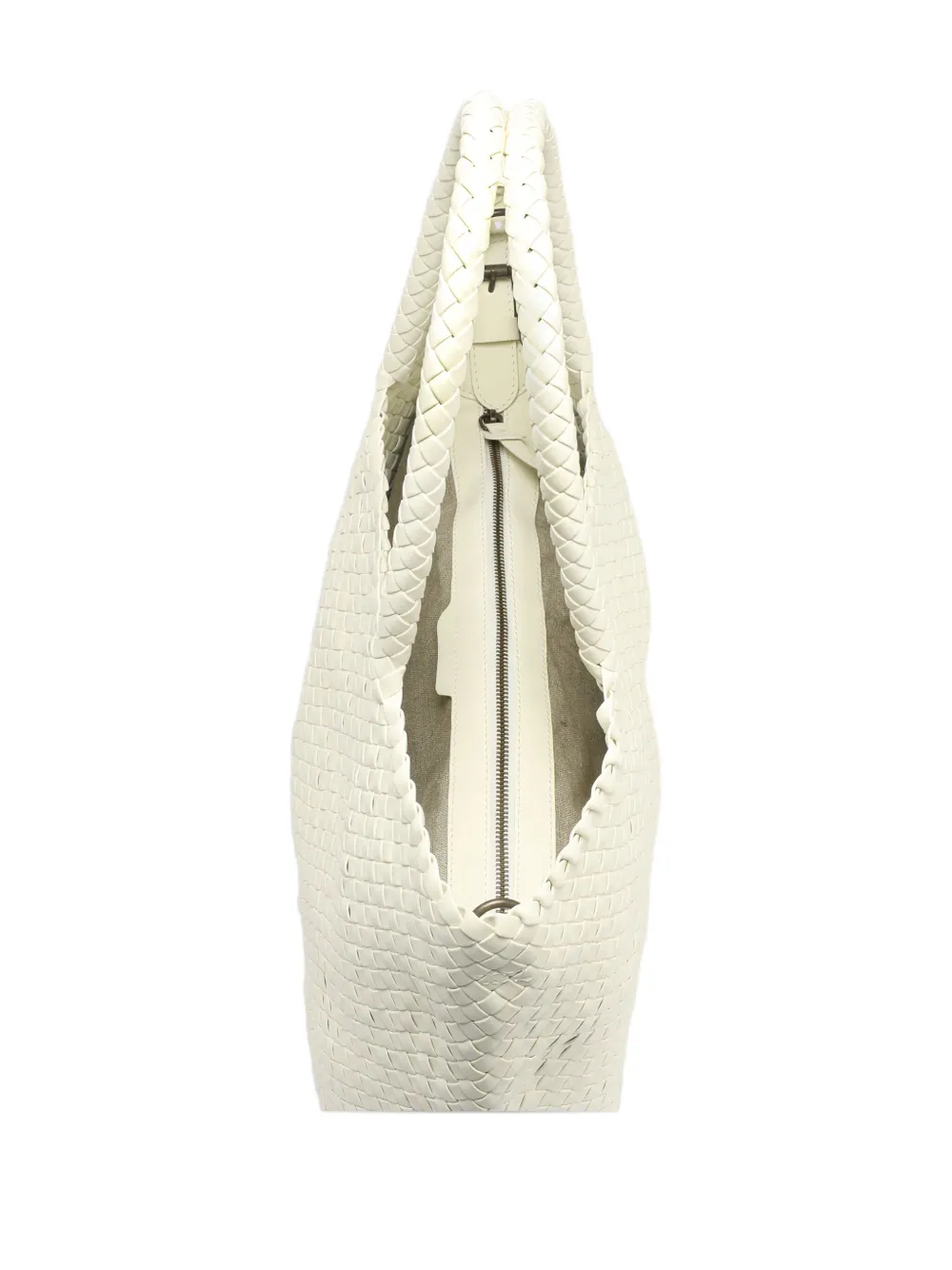 Officine Creative Class 35 woven shoulder bag - Wit
