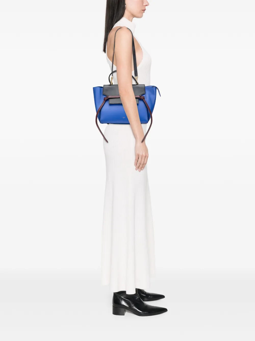 Celine Pre-Owned 2014 Mini Tricolor Smooth Calfskin Belt Bag satchel | Pre-Owned | Image 2