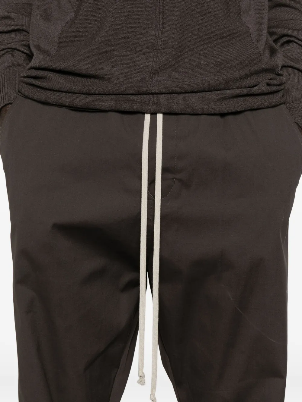 Rick Owens Broek met trekkoord en rits Grijs
