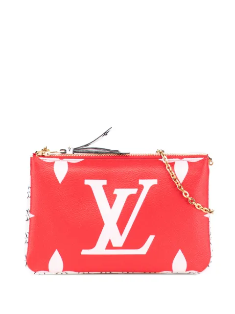 Louis Vuitton Pre-Owned 2019 Limited Edition Monogram Giant Double Zip Pochette crossbody bag