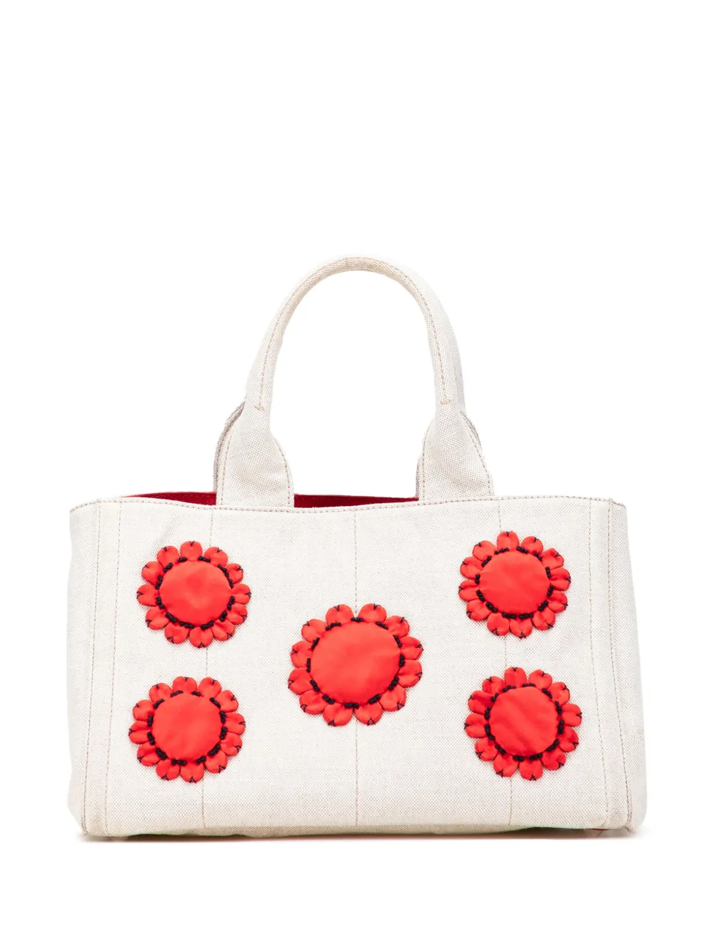 Prada Pre-Owned 2013-2025 Canvas Canapa Mistolino tote bag | Brown | Image 1