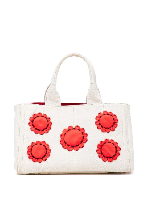 Prada Pre-Owned 2013-2025 Canapa Mistolino Tote Bag aus Canvas