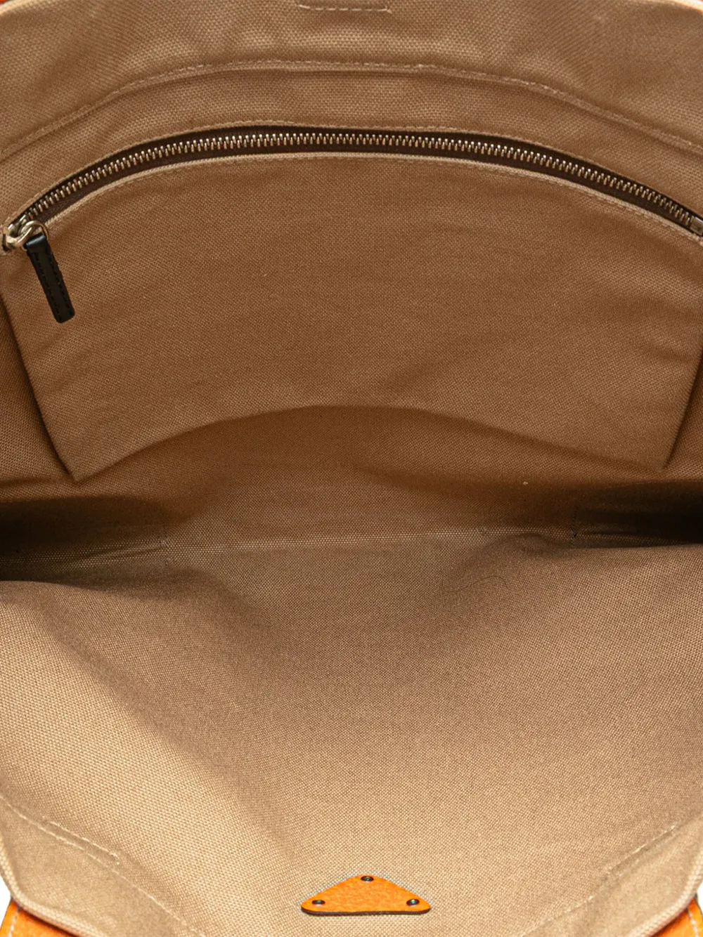 Prada Pre-owned 2000-2013 Cinghiale Trimmed Canapa Tote Bag in Brown, view 5