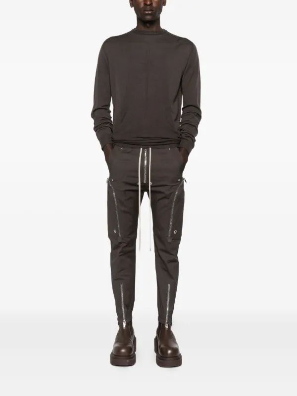Rick Owens zip-detail Cargo Trousers | Grey | FARFETCH AO