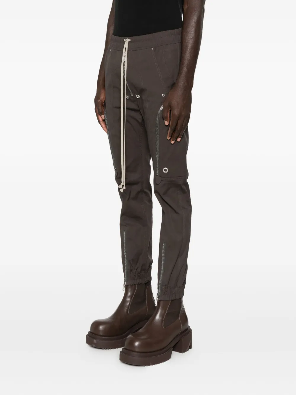 Rick Owens Cargo broek met rits Grijs