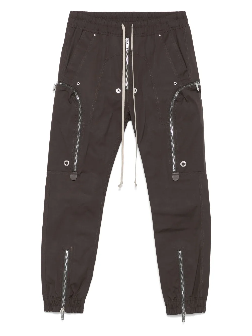 Rick Owens zip-detail cargo trousers | Grey | Image 1
