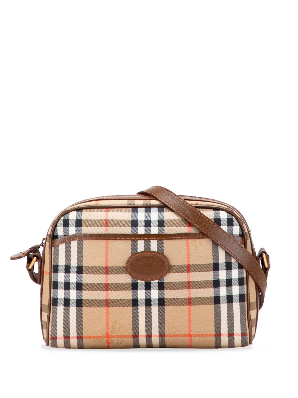 Burberry Pre-Owned 20th Century Haymarket Check Canvas crossbody bag - Burberry Pre-Owned 20th Century Haymarket Check Canvas crossbody bag -