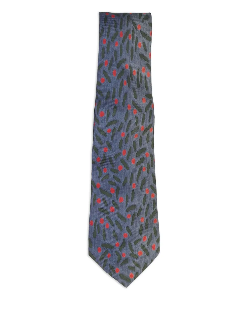 Lanvin Pre-Owned geometric-print tie | Blue | Image 1