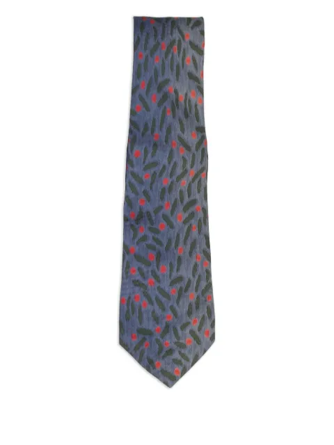 Lanvin Pre-Owned geometric-print tie