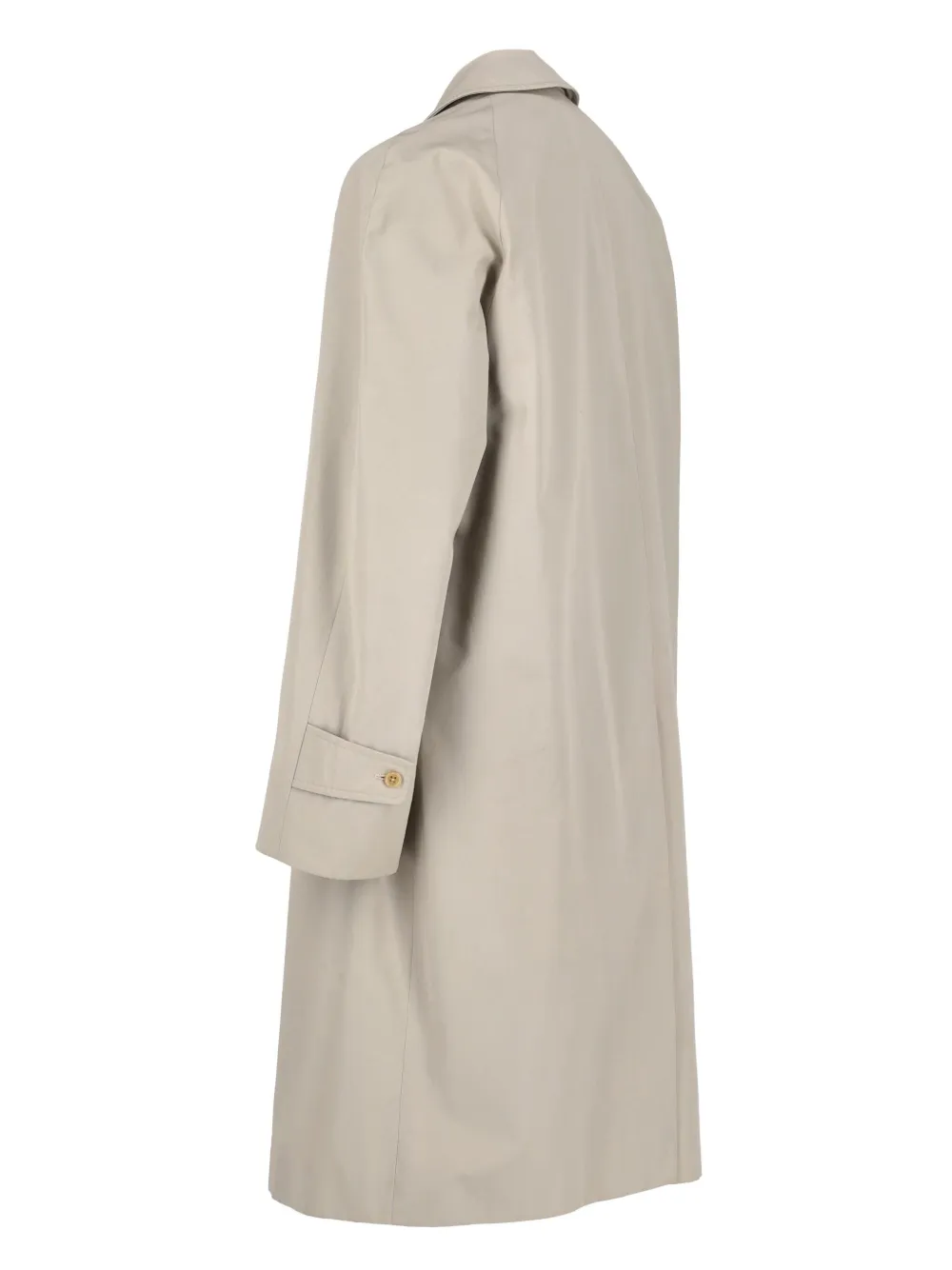 Aquascutum Trenchcoat met enkele rij knopen Grijs