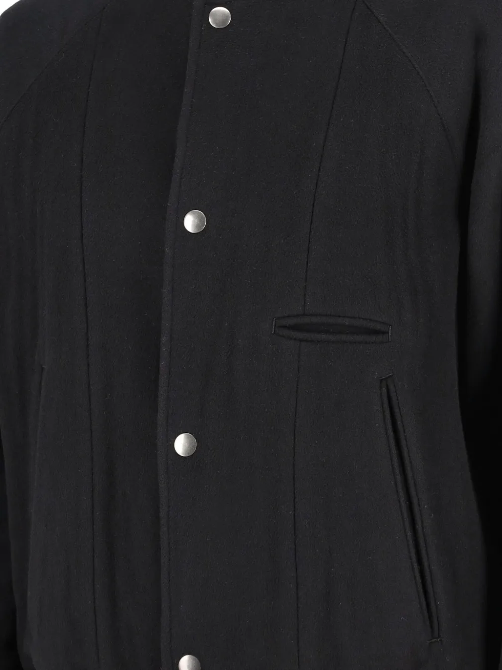 Pre-owned Marc Jacobs Button-fastening Bomber Jacket In Black