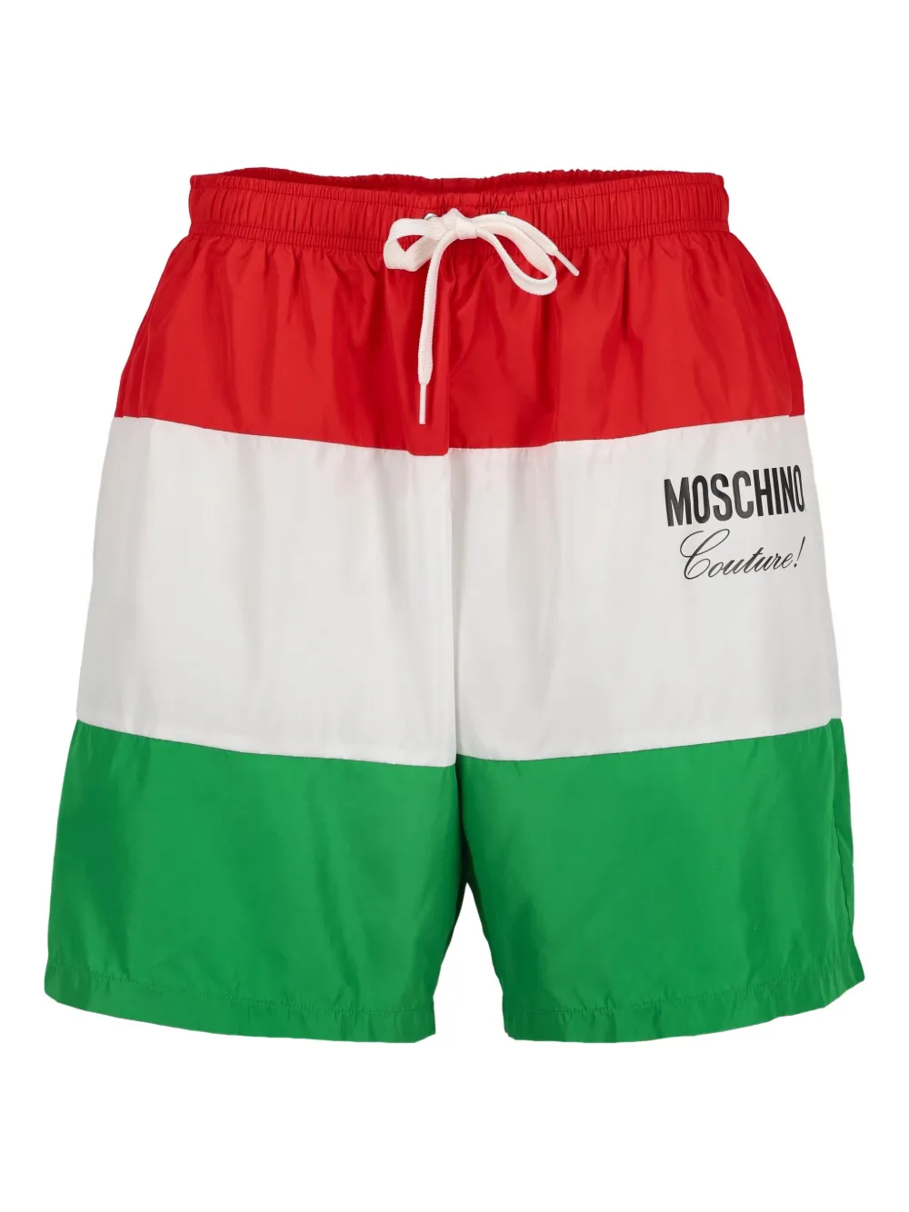 Moschino Pre-Owned Italian-flag drawstring-waistband swim shorts | Image 1