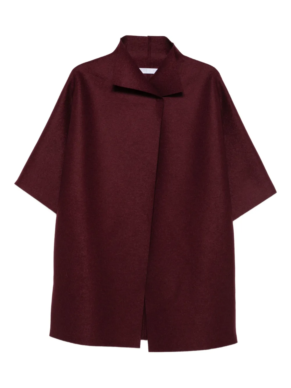 Harris Wharf London short-sleeve collared coat | Red | Image 1
