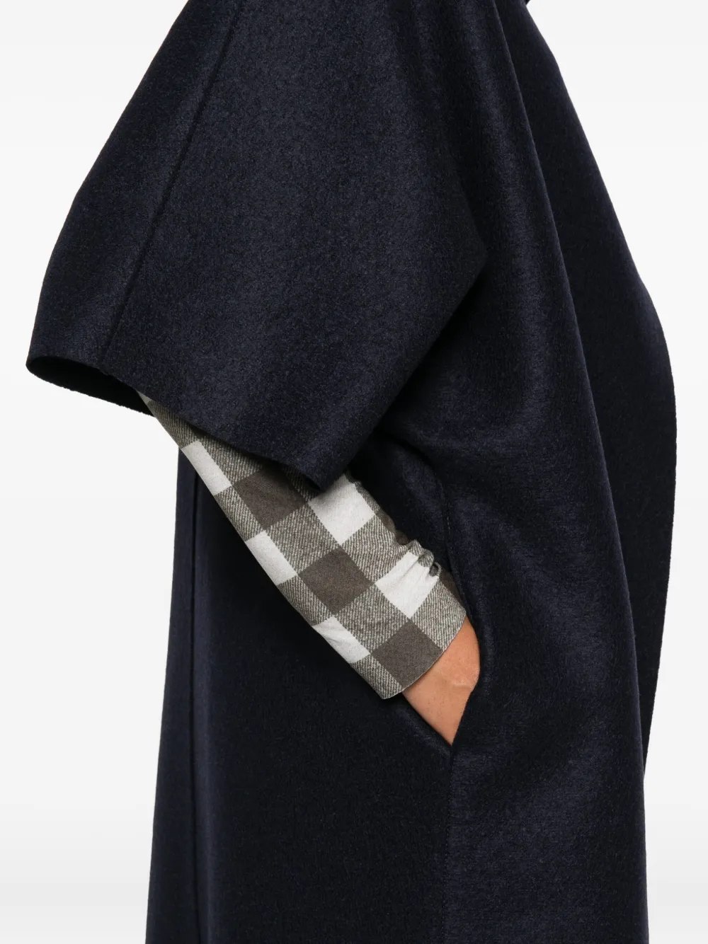 Harris Wharf London Jas met korte mouwen en kraag Blauw