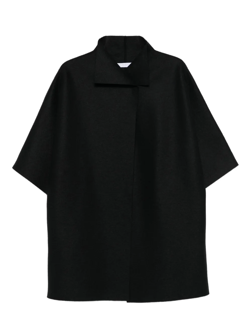 Harris Wharf London short-sleeve collared coat | Black | Image 1