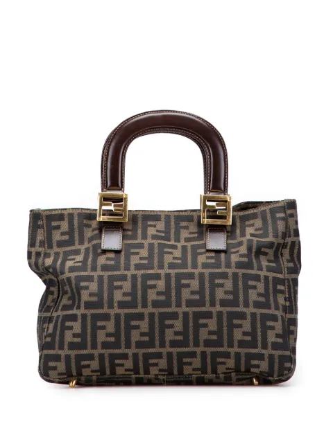 Fendi Pre-Owned 2000-2017 Small Zucca Canvas Twins tote bag