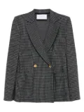 Harris Wharf London houndstooth double-breasted blazer - Grey