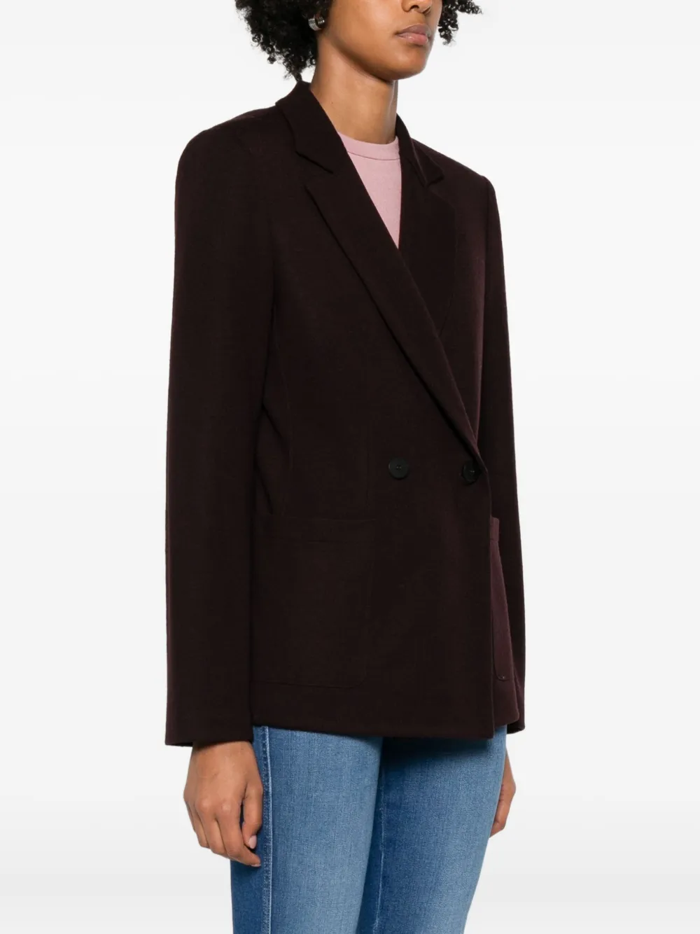 Harris Wharf London Wollen blazer met dubbele rij knopen Rood