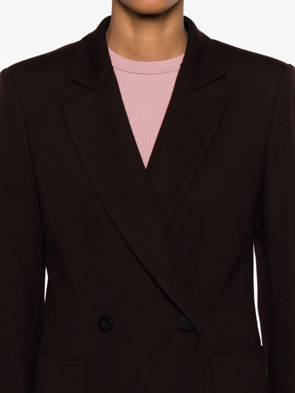 Harris Wharf London Wollen blazer met dubbele rij knopen Rood