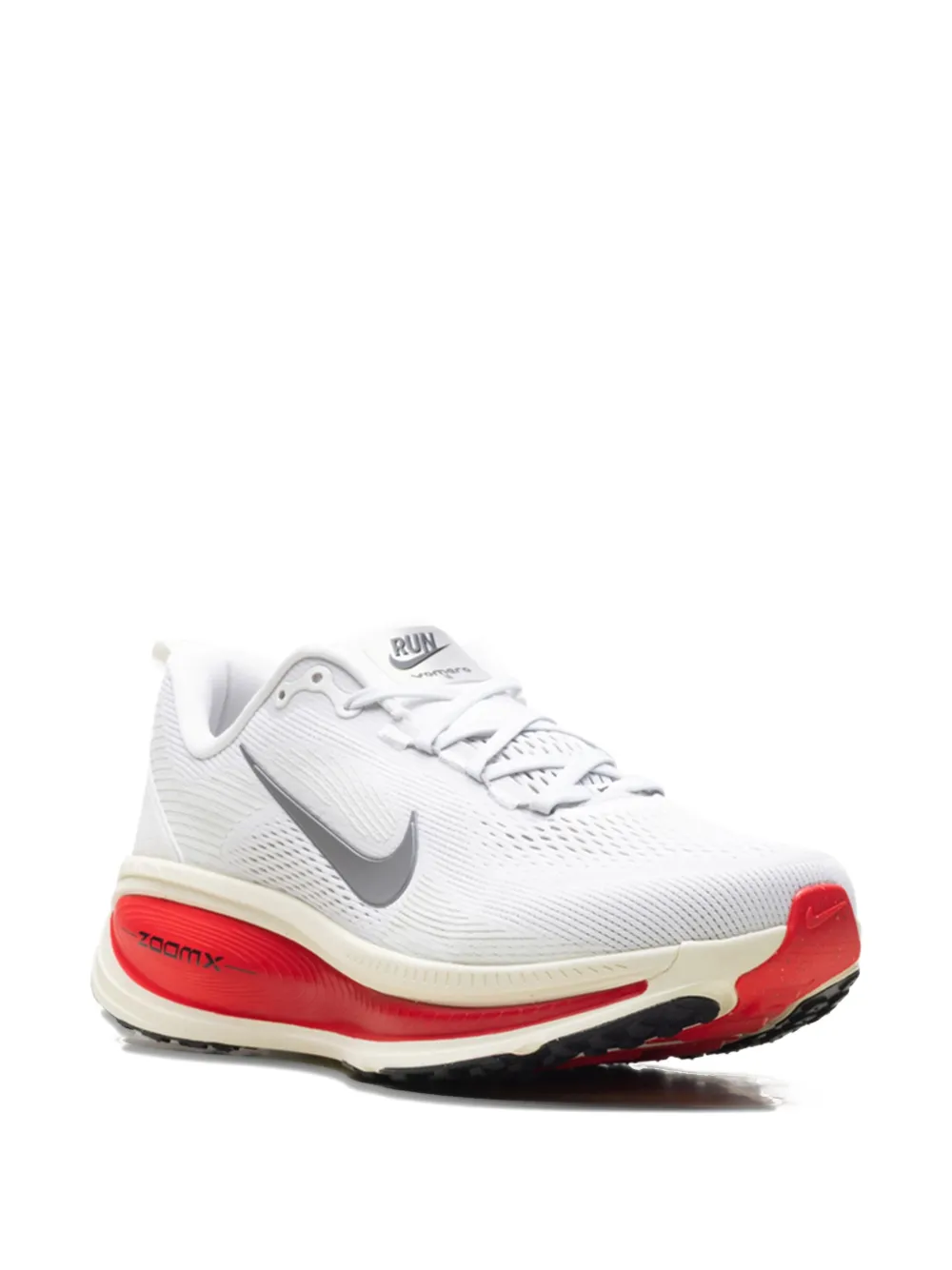 Nike Vomero 18 "Platinum Tint Siren Red Light Smoke Grey Metallic Pewter" sneakers