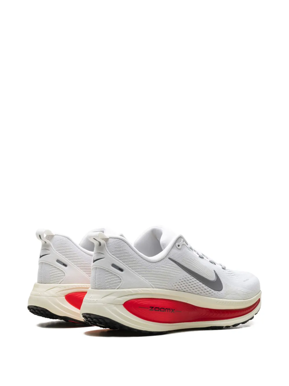 Nike Vomero 18 "Platinum Tint Siren Red Light Smoke Grey Metallic Pewter" sneakers