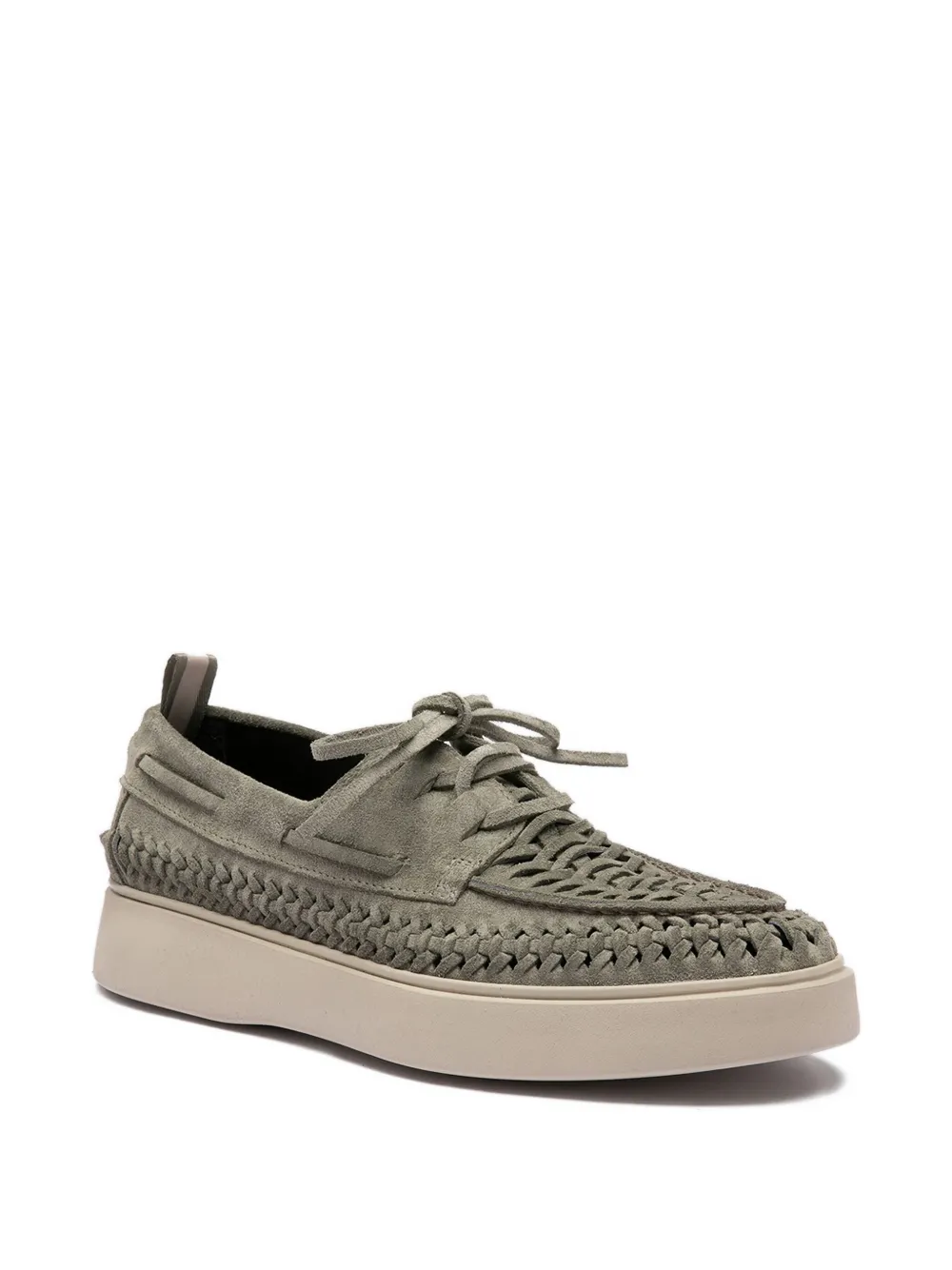 Officine Creative Leren loafers Groen