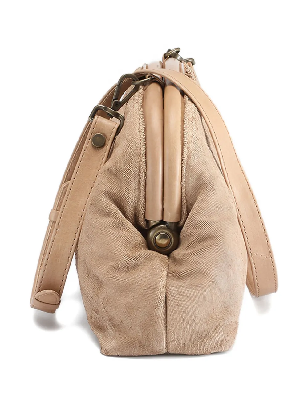 Officine Creative Helen/02 Microcut Tote Bag In Neutral