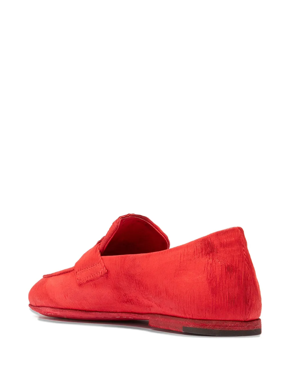 Officine Creative Leather Loafers In Red