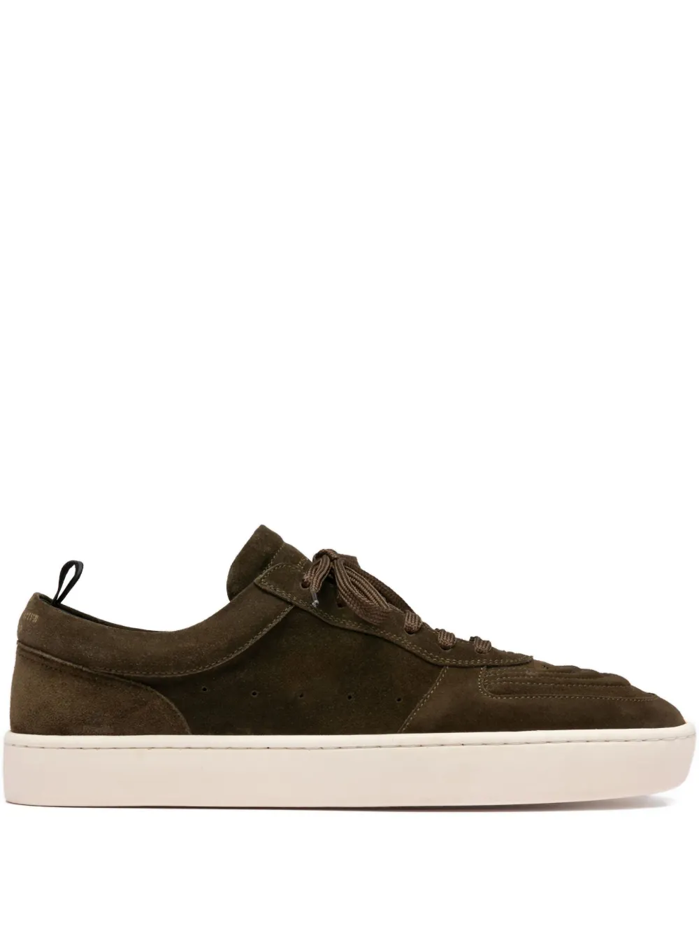 Officine Creative Krab suède leren sneakers Groen