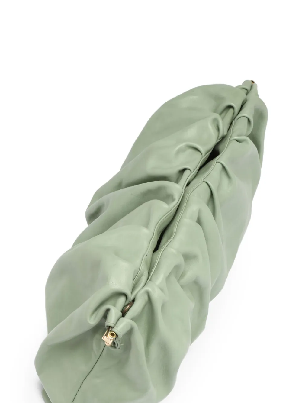 Officine Creative Bolina geplooide leren schoudertas Groen