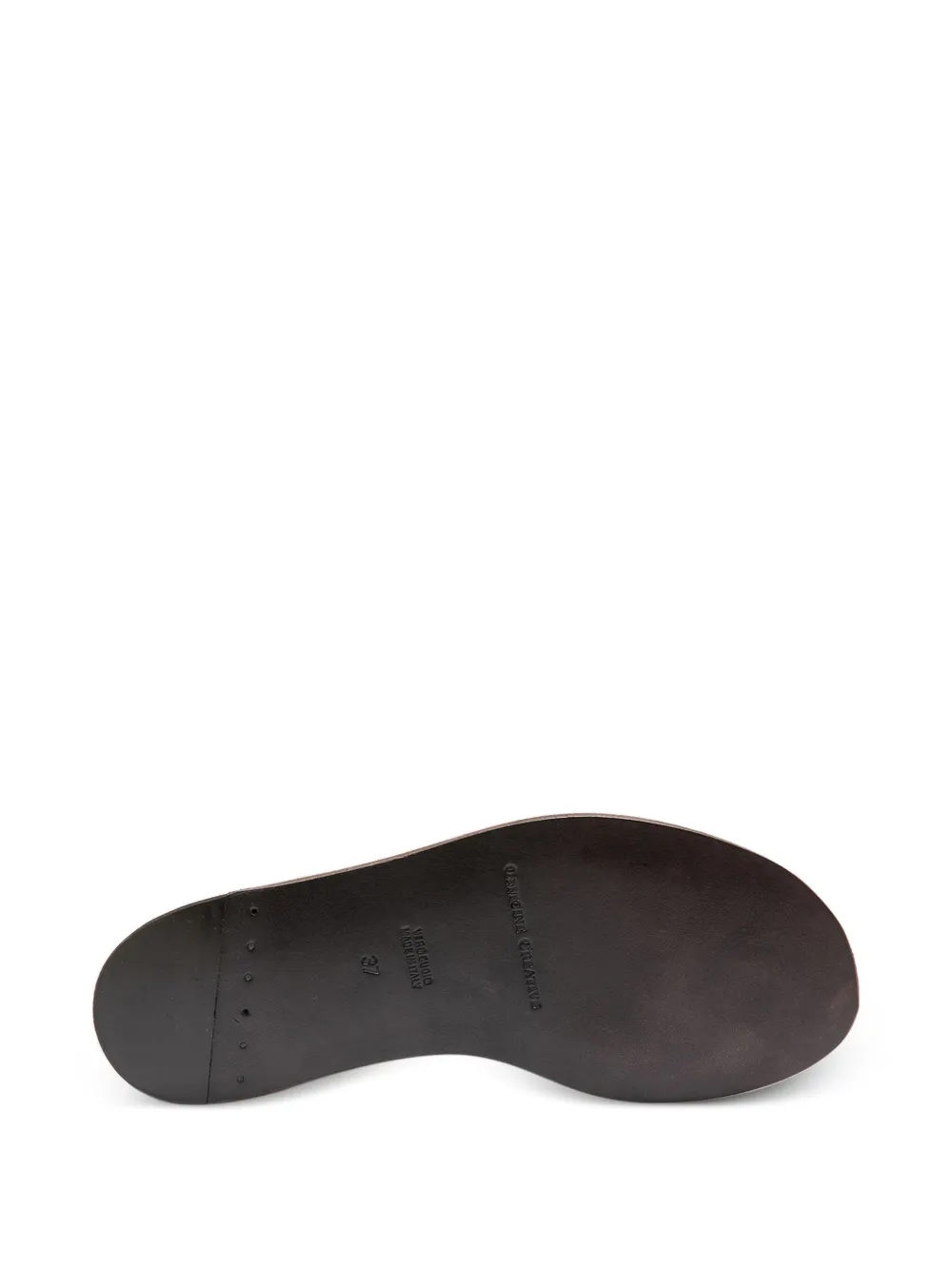 Officine Creative Leren sandalen met ritssluiting Bruin