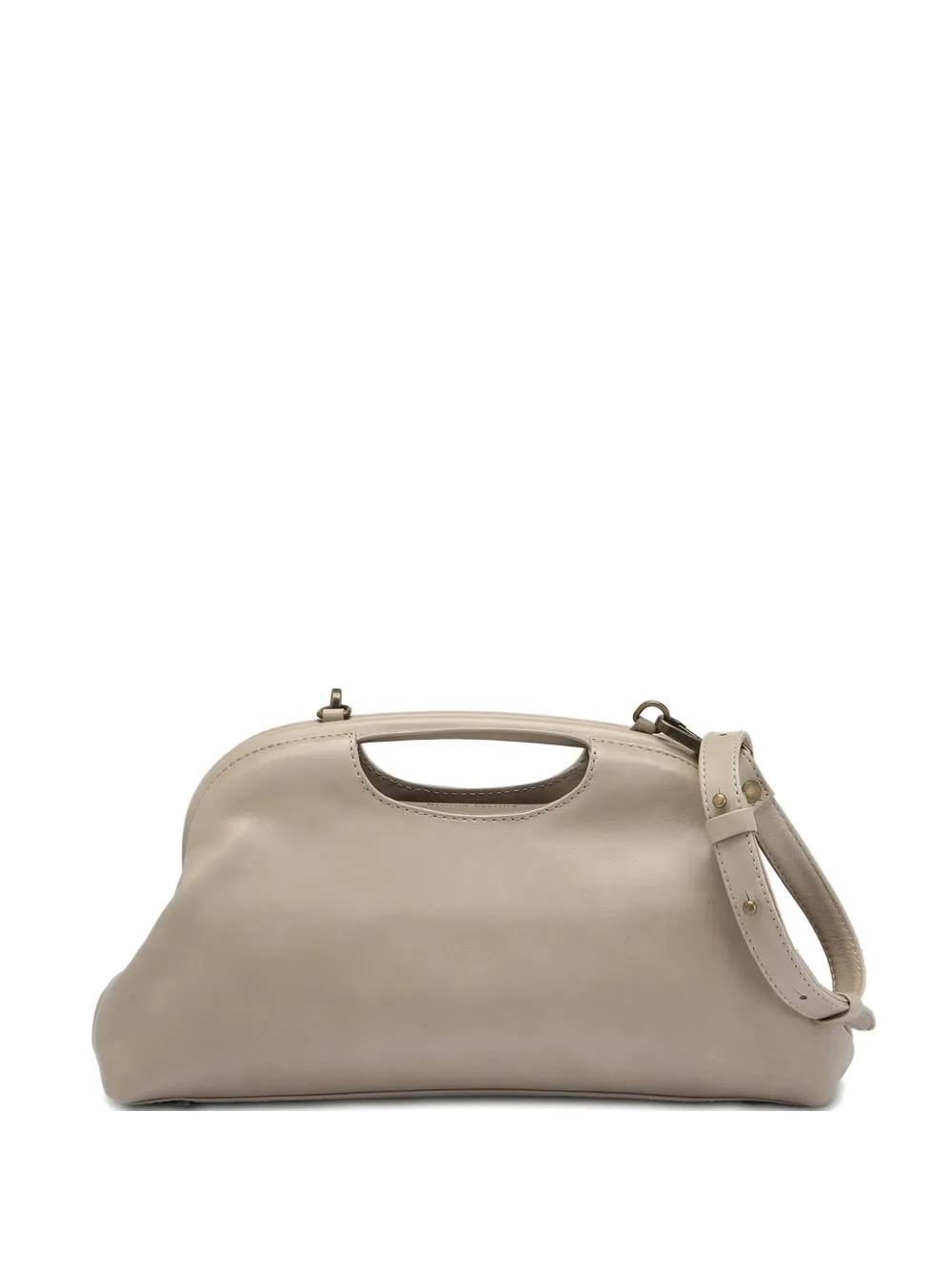 Officine Creative leather clutch bag - ニュートラル Officine Creative leather clutch bag - ニュートラル