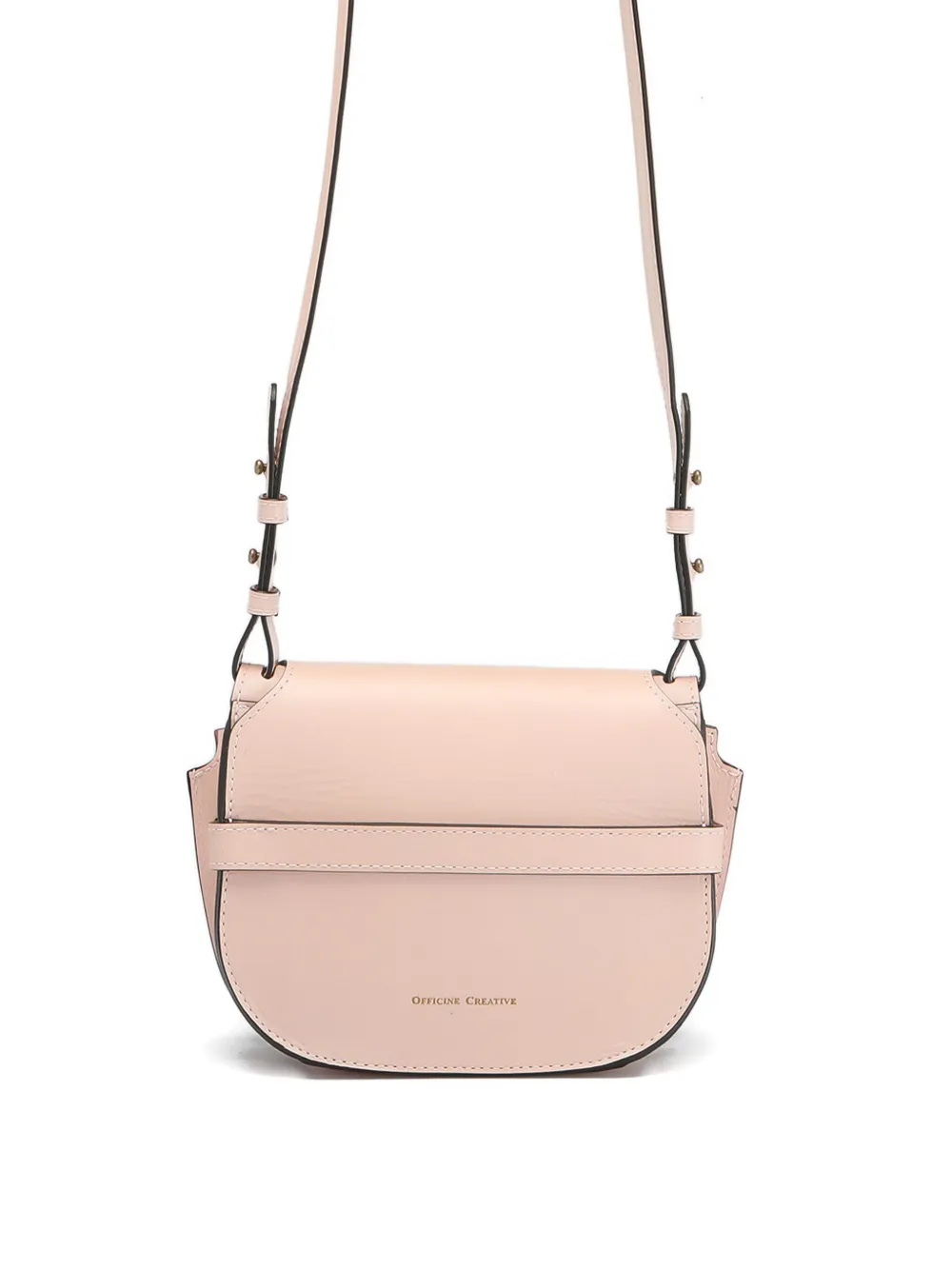 Officine Creative Saddle schoudertas met gesp - Roze