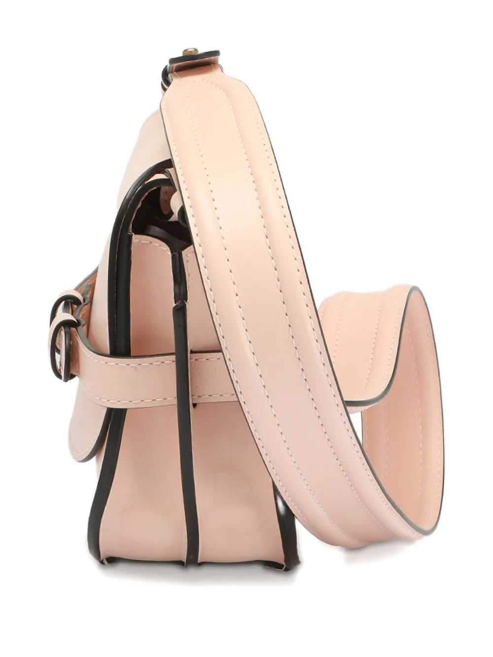 Officine Creative Saddle schoudertas met gesp Roze