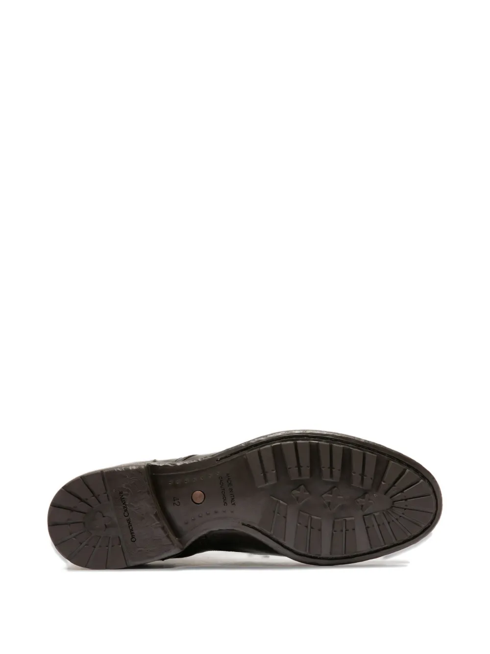 Officine Creative Prince lace-up leather boots Bruin