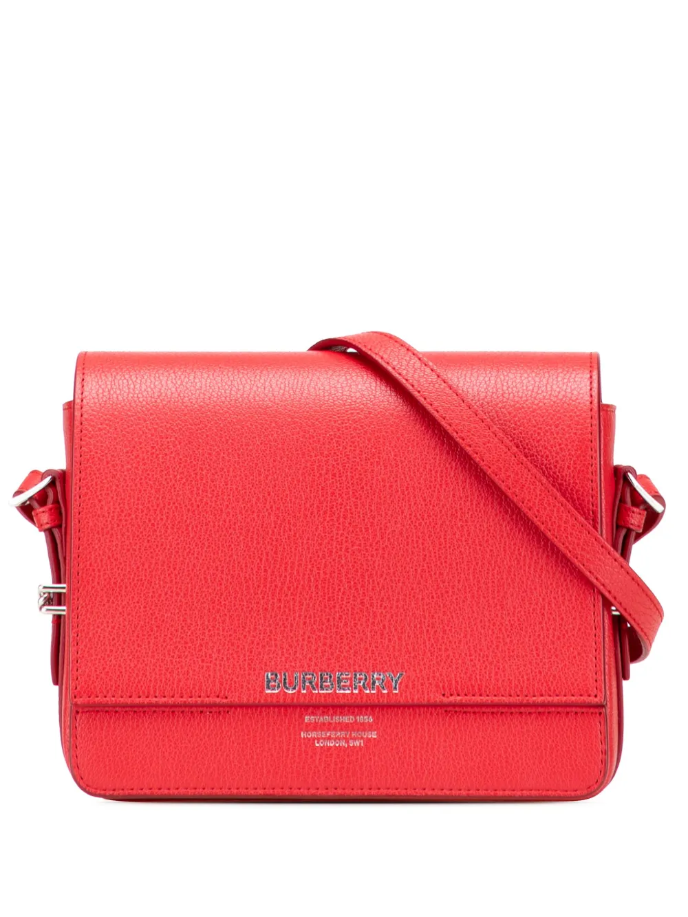Burberry Pre-Owned 2023-2025 Small Grained Calfskin Grace crossbody bag | Red | Image 1