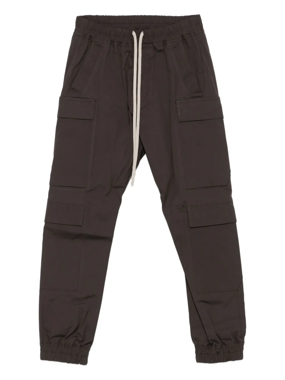 Rick Owens drawstring cargo trousers | Brown | Image 1