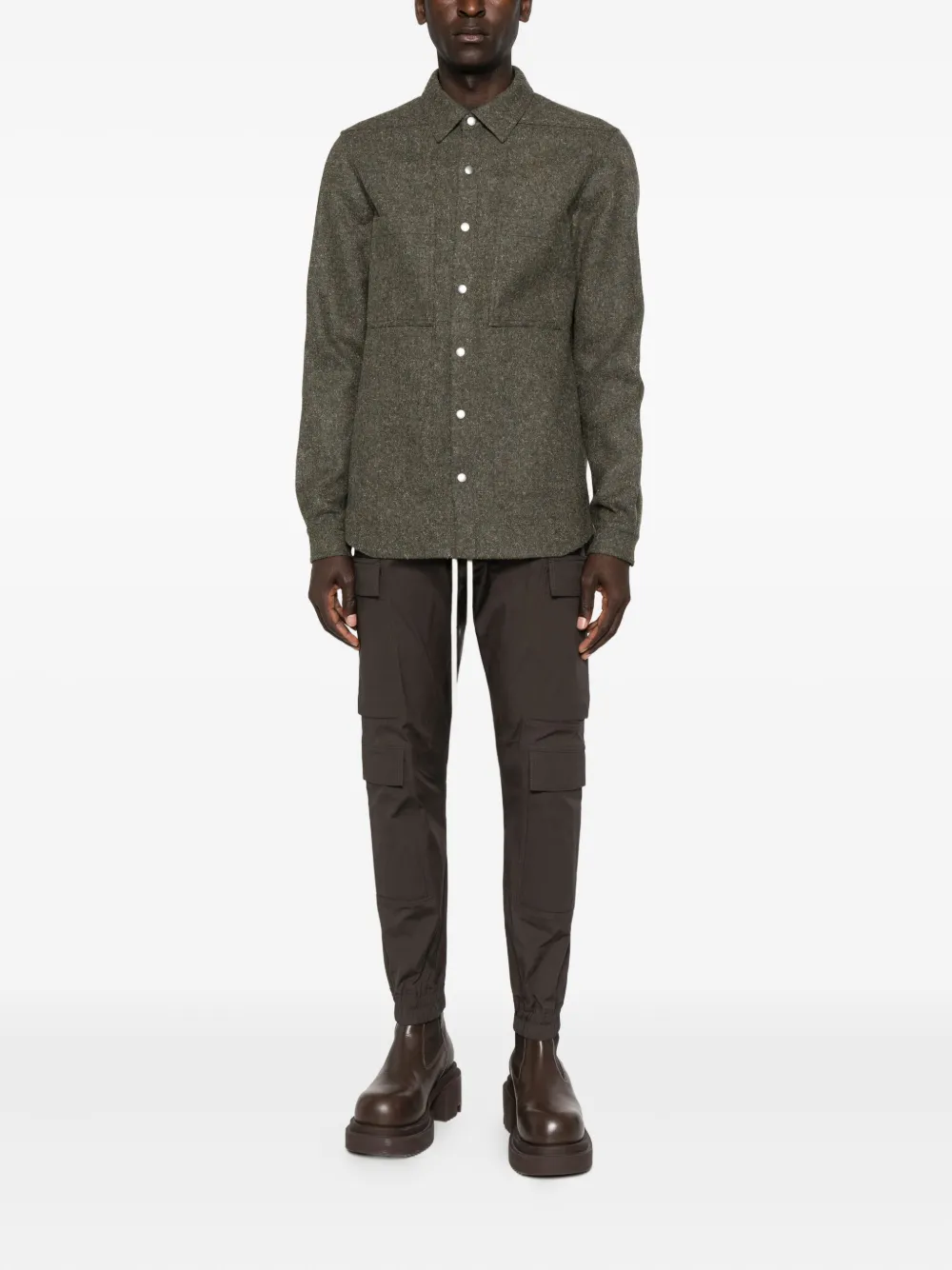 Rick Owens drawstring cargo trousers | Regular-Fit & Straight Leg Pants | Image 2