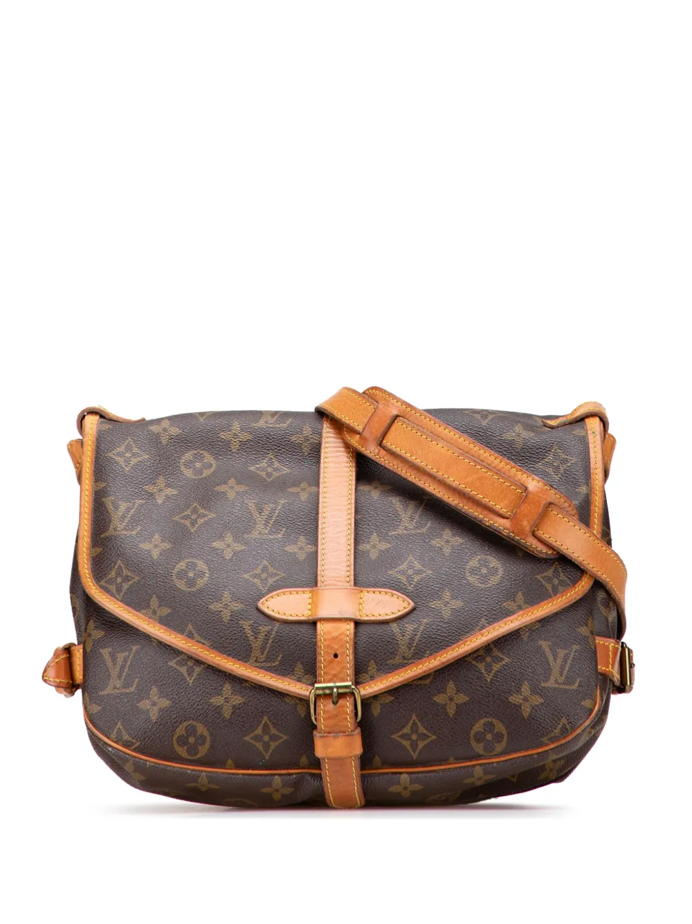 Louis Vuitton Pre-Owned 1988 Monogram Saumur 30 crossbody bag | Brown | Image 1