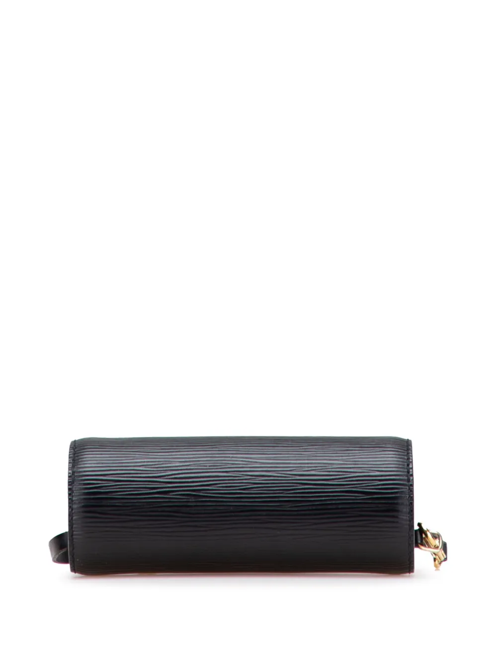 Pre-owned Louis Vuitton 1997-2010 Epi Soufflot Pochette Pouch In Black