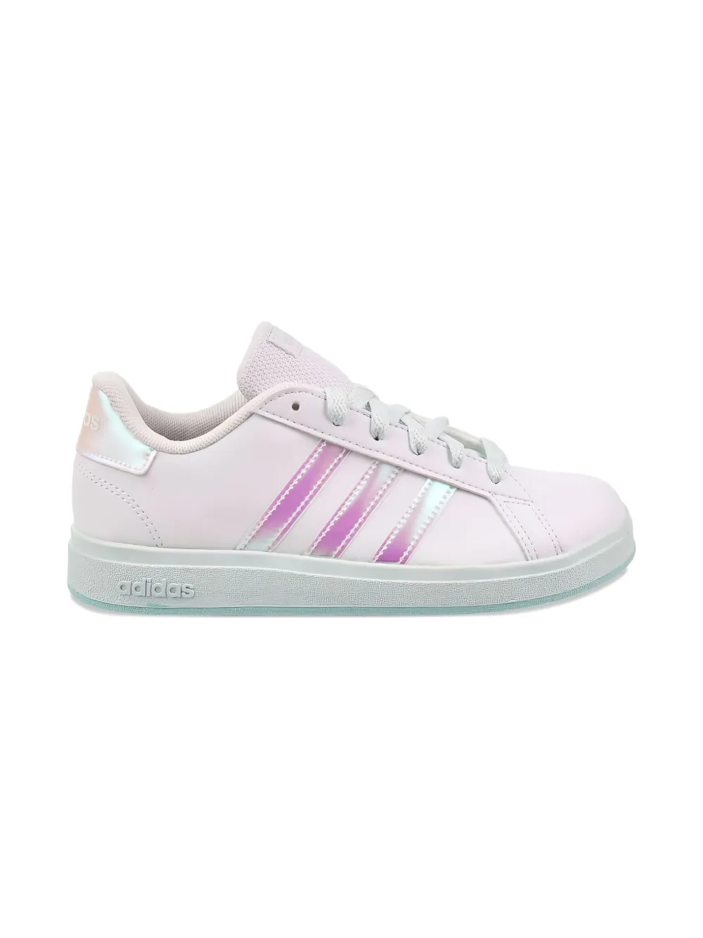 Adidas Kids Grand Court 2.0 Cloud White/Flash Aqua/Halo Mint sneakers - Wit