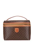 Céline Pre-Owned 1993 Macadam Coated Canvas vanity bag - Brown
